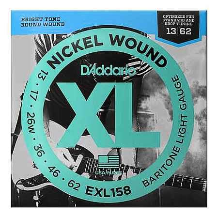 D'Addario EXL-158 Nickel E-Gitarren Saiten Baritone 013-062