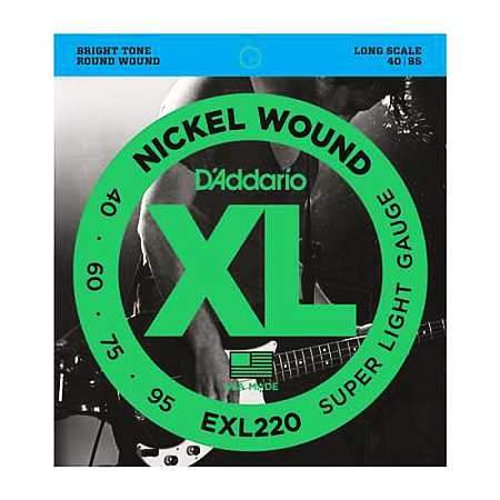 D'Addario EXL-220SL Nickel E-Bass Saiten 040-095