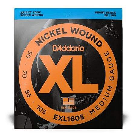 D'Addario EXL160S Short Scale Bass Saiten 50-105