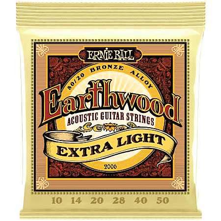 Ernie Ball EB-2006 Earthwood Extra Light 010-050