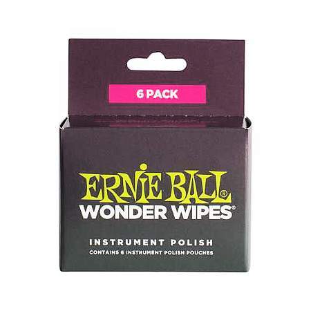 Ernie Ball Wonder Wipes Polish 6er Pack