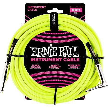 Ernie Ball EB6080 Instrumentenkabel 3m gelb