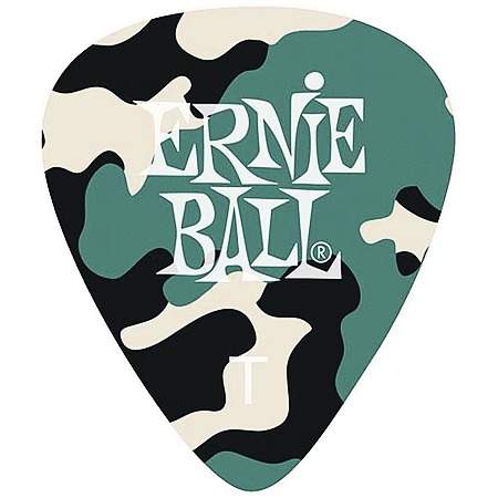 Ernie Ball EB9221 Celluliod Picks Camo 12er Thin 