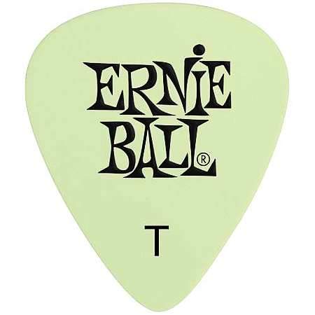 Ernie Ball EB9224 Pick Glow in the Dark Thin 12er