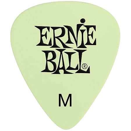 Ernie Ball EB9225 Picks Medium Glow in the Dark 12er