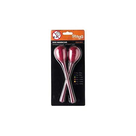 Stagg EGG-Maracas lang Rot