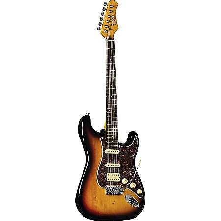 EKO ST350-SB E-Gitarre HSS Sunburst