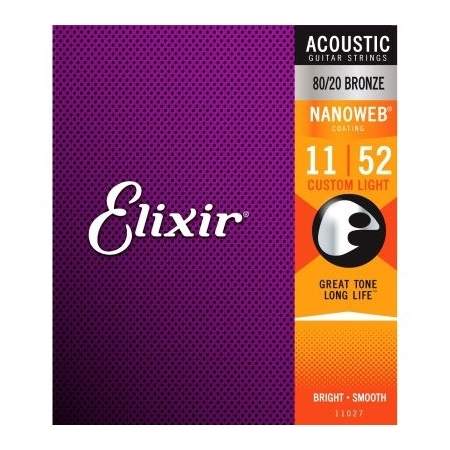 Elixir 11027 Acoustic Bronze CL 11-52