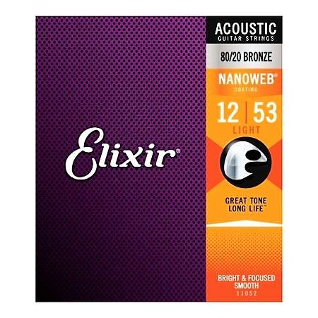 Elixir 11052 Acoustic Bronze L 12-53