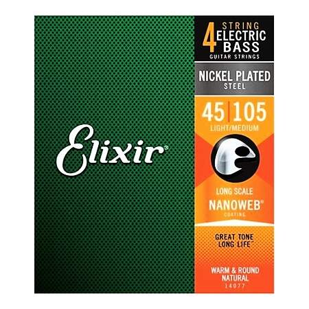 Elixir 14002 Bass Nanoweb Long Scale Super Light 40-95
