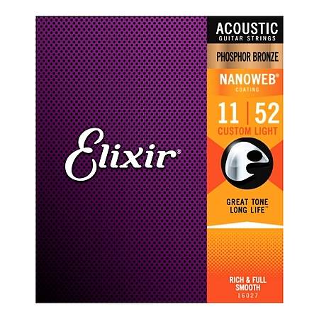 Elixir 16027 Acoustic Phosphor Bronze CL 11-52