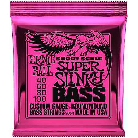 Ernie Ball EB-2854 Super Slinky Bass Saiten Short Scale 040-100