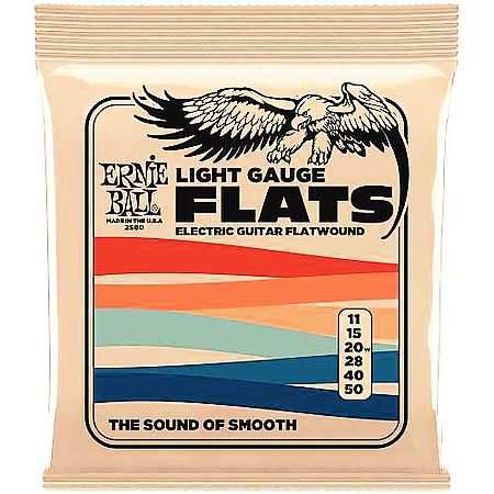 Ernie Ball EB2580 E-Gitarren Saiten 11-50 Slinky Flatwound Light