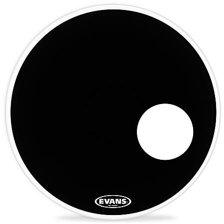 Evans EQ3 Black Bass Drum Reso Fell 20