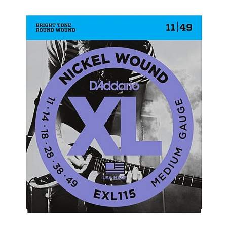 D'Addario EXL-115 Nickel Medium E-Gitarren 011-049