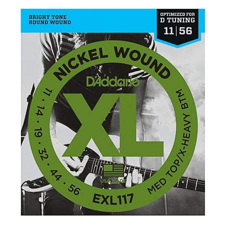 D'Addario EXL-117 Nickel Medium E-Gitarren 011-056