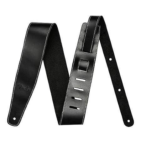 Fender Broken-In Leder Gurt Black