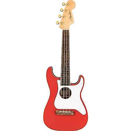 Fender Fullerton Strat Ukulele Fiesta Red