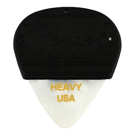 Fender Mojo Grip Picks Celluloid H 3er Pack White