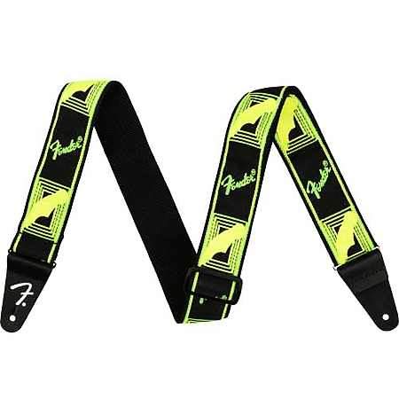 Fender Gurt Monogrammed Grün/Gelb