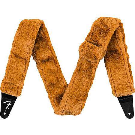 Fender Pudel Plüsch Gurt Rust