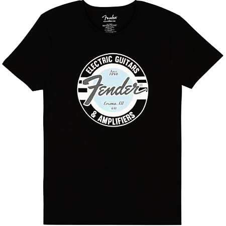 Fender Logo T-Shirt BLK/DPB medium