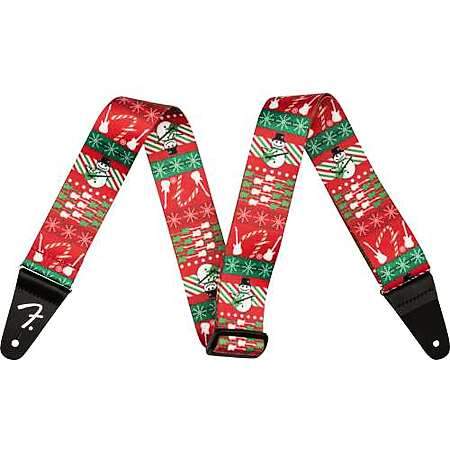 Fender Ugly Xmas Sweater Strap Snowman