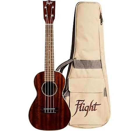 Flight MUC-2 Concert Ukulele Mahagoni inkl Bag