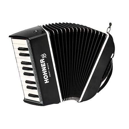 Hohner Akkordeon XS Weiß- Grau 