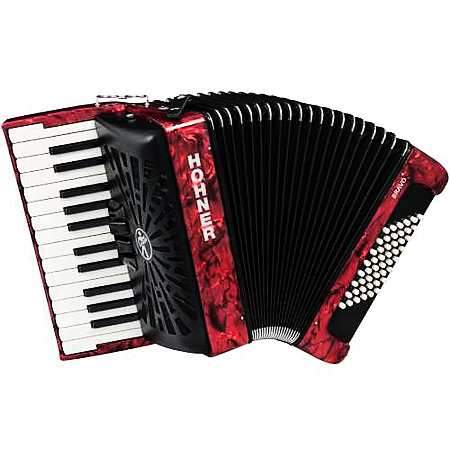 Hohner Bravo II 48 rot