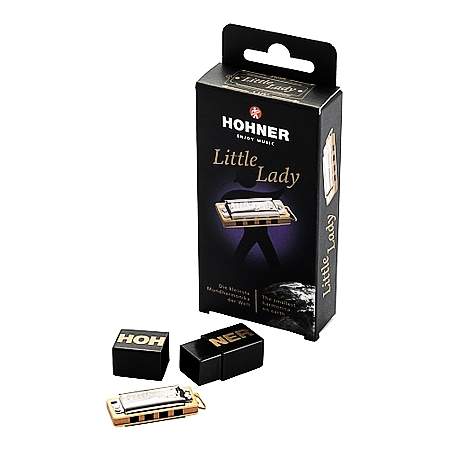 Hohner Little Lady C mit Kette Mundharmonika