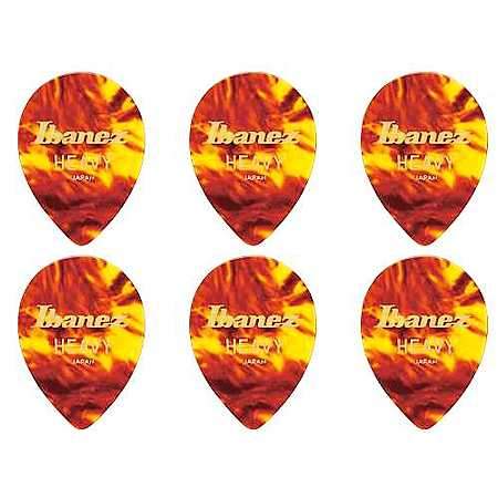 Ibanez PCE9H-SH Celluloid Picks 6er Pack Heavy 1mm