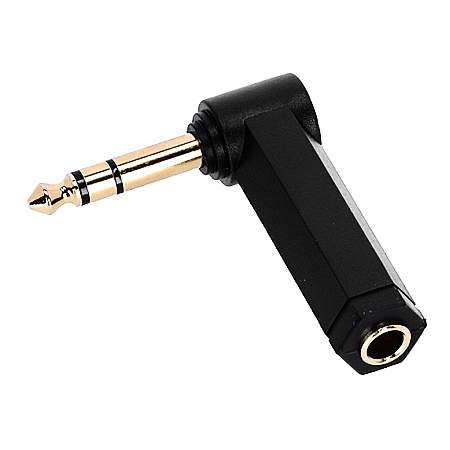 Adam Hall Adapter 6,3 mm Klinken TRS auf 6,3 mm Klinkenbuchse 