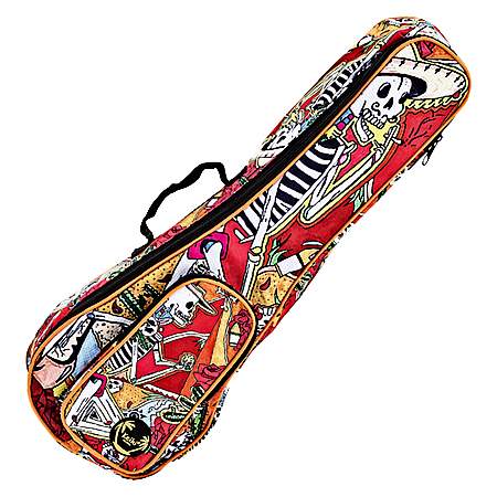 Ortega KUB-EM-SO Sopran Ukulele El Muerto Gigbag