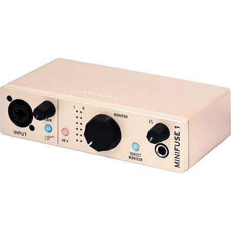 Arturia MiniFuse 1 Champagne Interface