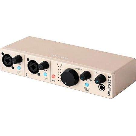 Arturia MiniFuse 2 Champagne Interface