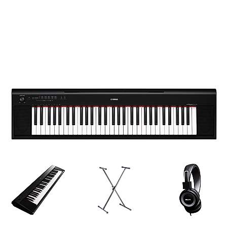 Yamaha NP-12 B SET Portable Piano schwarz