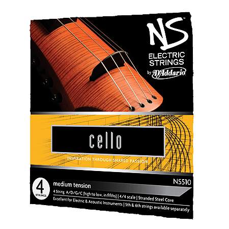 Daddario E-Cello Saiten 4/4 Medium NS510