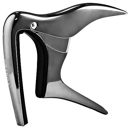 Ortega OCAPOCV-BCR Capodaster Black Chrome Curved