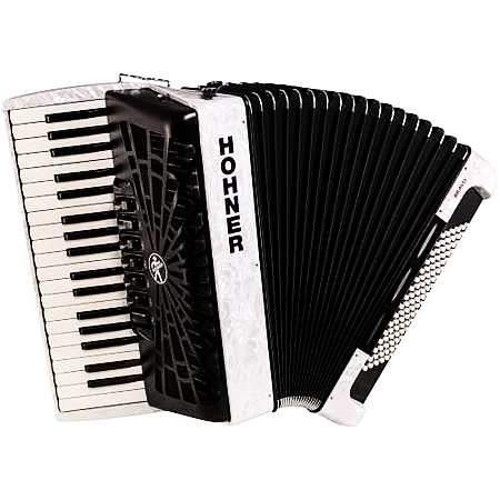 Hohner Bravo III 96 weiss