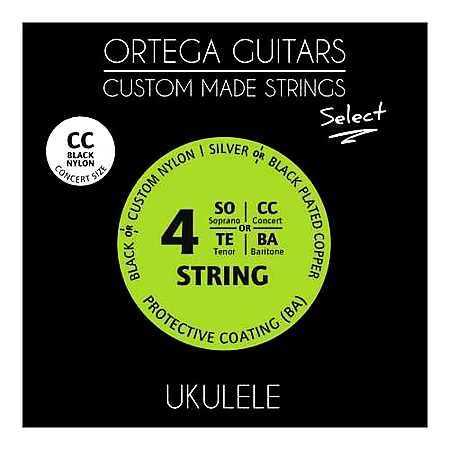 Ortega UKSBK-CC Saiten Concert Ukulele