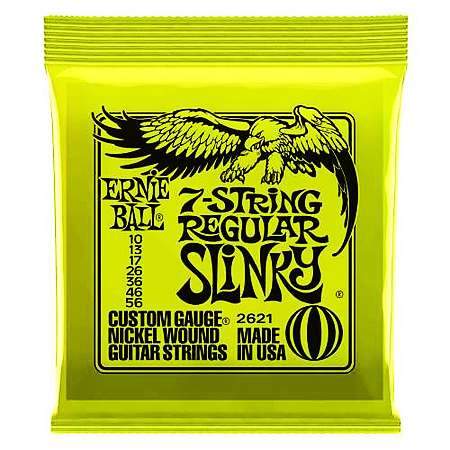 Ernie Ball EB2621 Regular Slinky 7-String Saiten 010-056