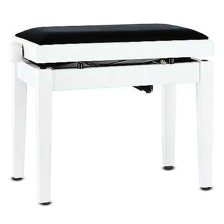Gewa Pianobank Deluxe Autolift weiss matt