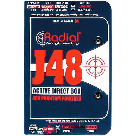 Radial J48 aktive DI Box
