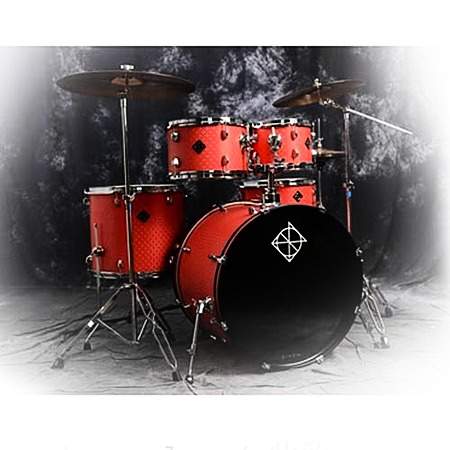 Dixon SOAR Drumset Fusion Red 20