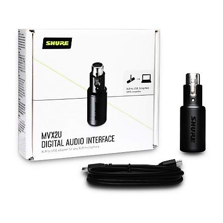 Shure MVX2U Digitales Audiointerface 