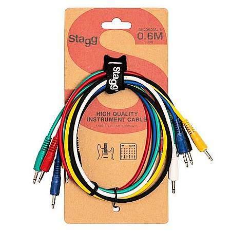 Stagg Patch-Kabel 6x Mini-Klinke/Mini-Klinke mono 0,6 