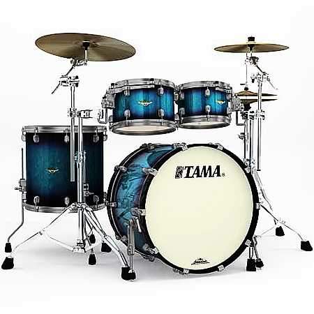 Tama Starclassic Maple Shell Kit Molten Electric Blue Burst/Smoked Black Nickel HW