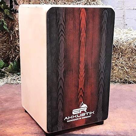 ERakkustik Cajon Typ 1 grau-rot-grau
