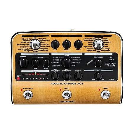 Zoom AC-3 Acoustic FX Pedal 